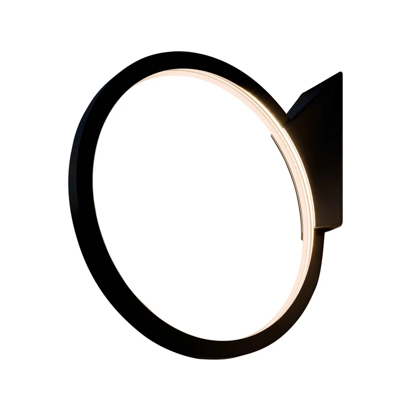 Artemide – O 45 F/W Draußen Wandleuchte/Stehleuchte Black