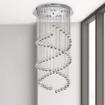 Suspension Hallway rideau cristal de verre, 80 cm