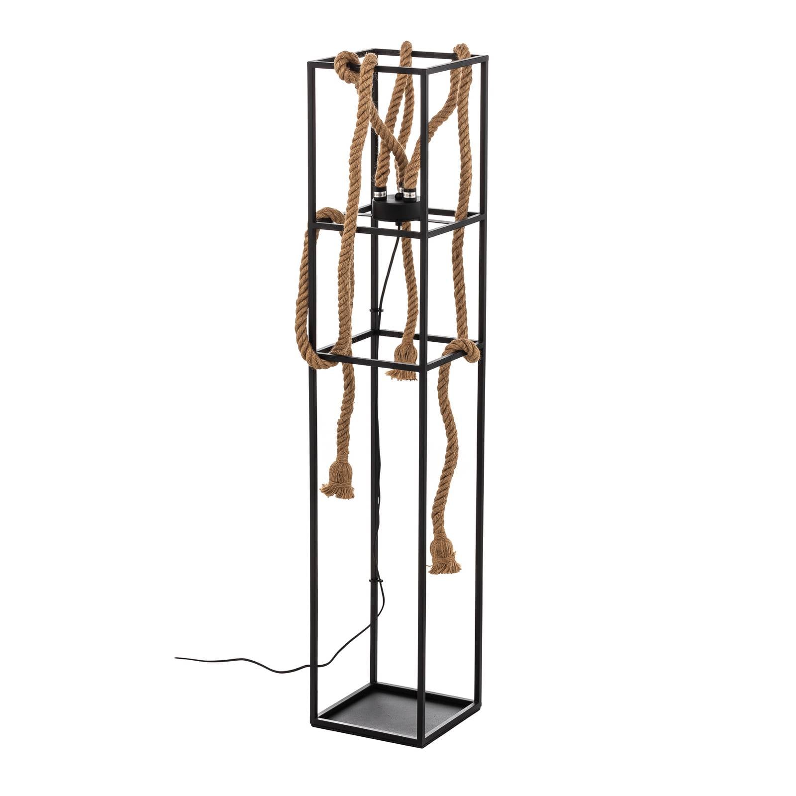 Lucande Vlados Design-Stehlampe, Käfig, 3-fl.