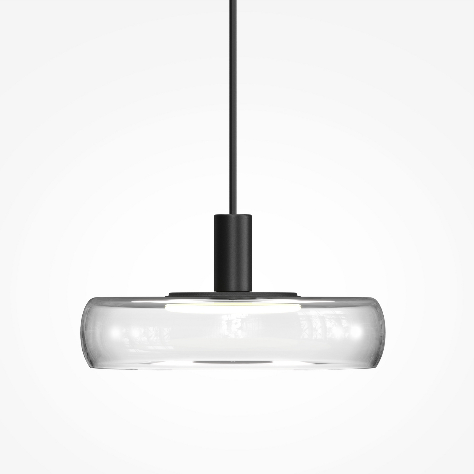 LED pakabinamas šviestuvas „FLOAT“, skaidrus/juodas, skersmuo 20 cm, LED pakabinamas šviestuvas „FLOAT“, skaidrus/juodas, skersmuo 20 cm,