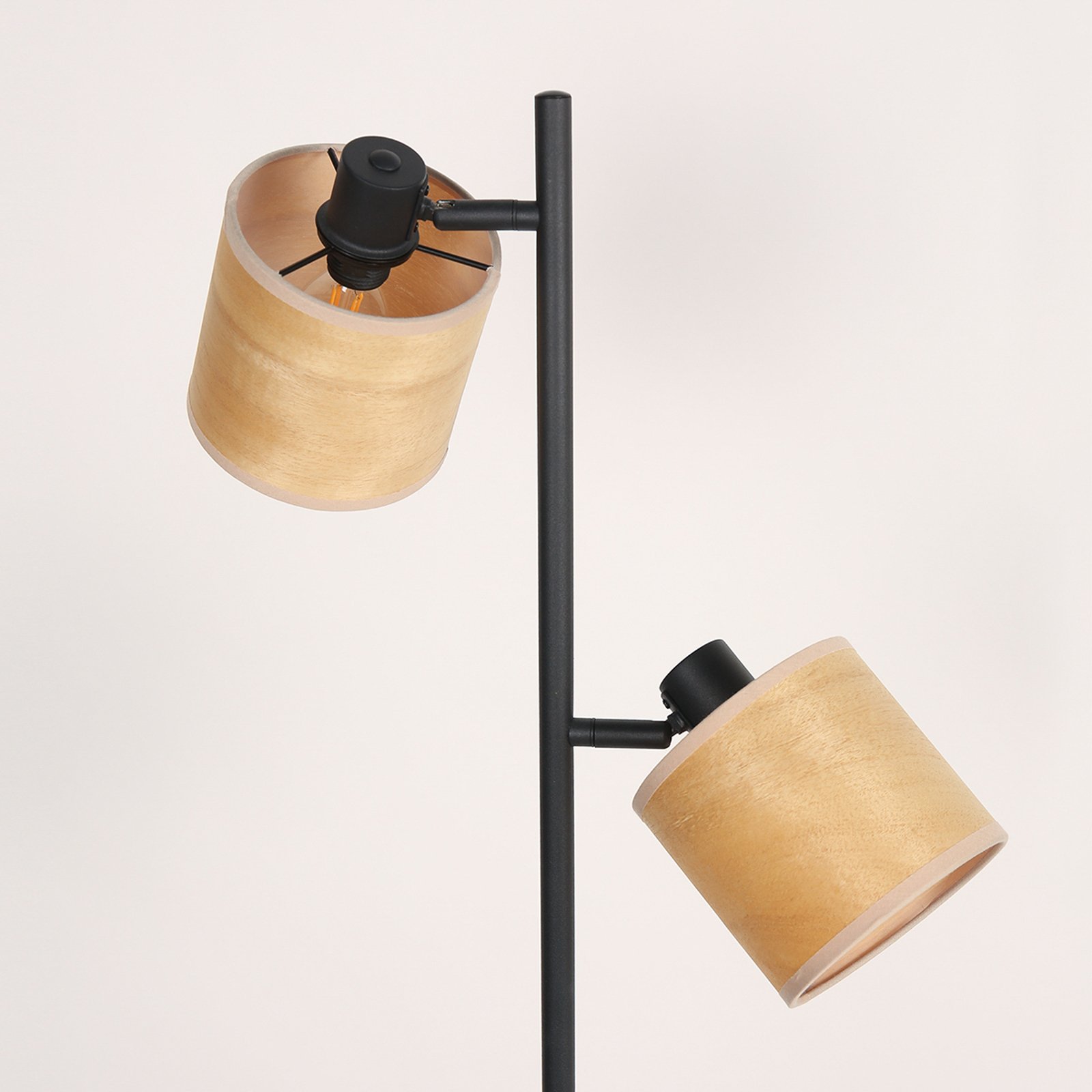 Állólámpa bambusz, 2-lámpás