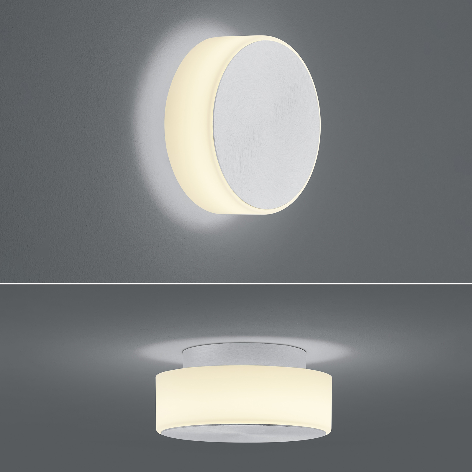 BANKAMP Button LED wall light 15.5cm