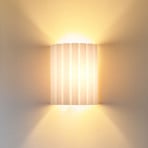 Kinkiet Aria, biały, mikrofibra, E27