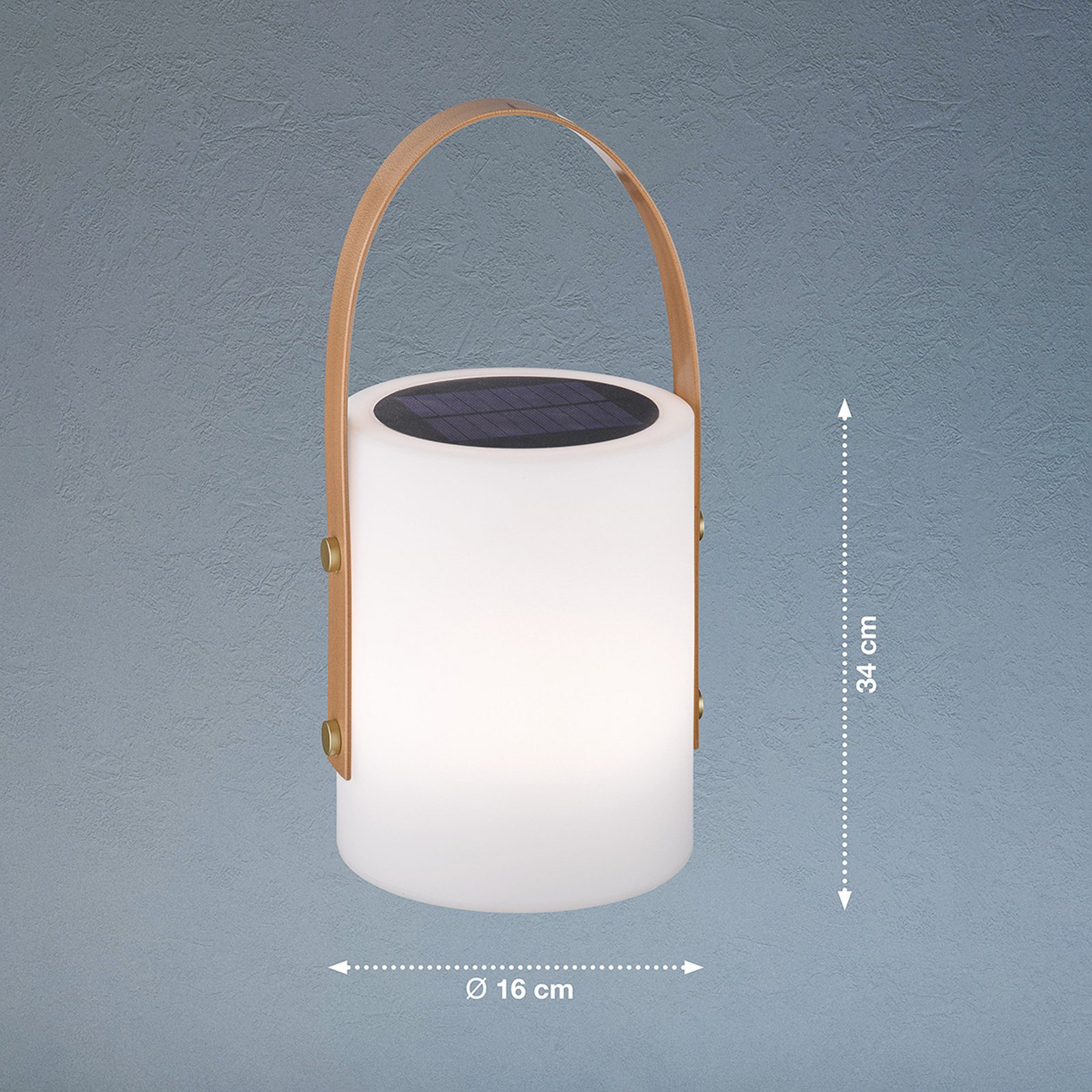 Lampada LED solare tavolo Bari cambio colori RGB