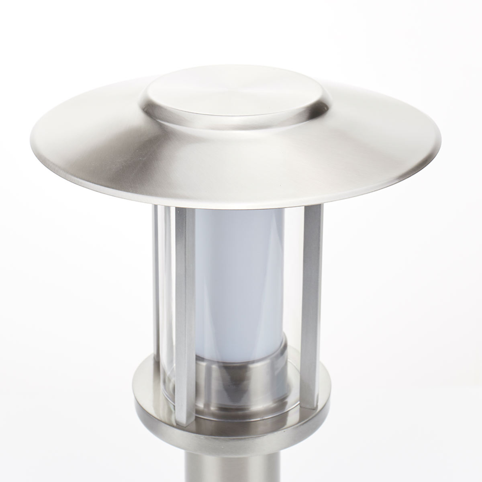 LED-sockellampa Gregory rostfritt stål