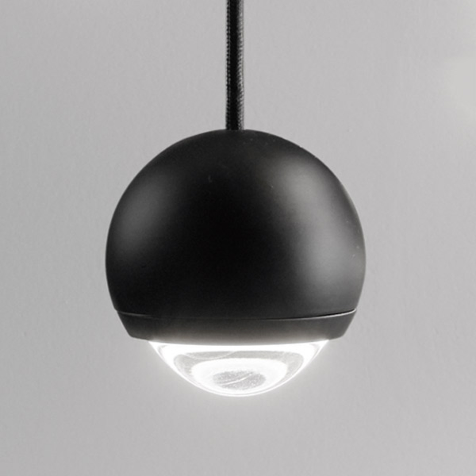 Egger Cleo lámpara colgante LED, negro
