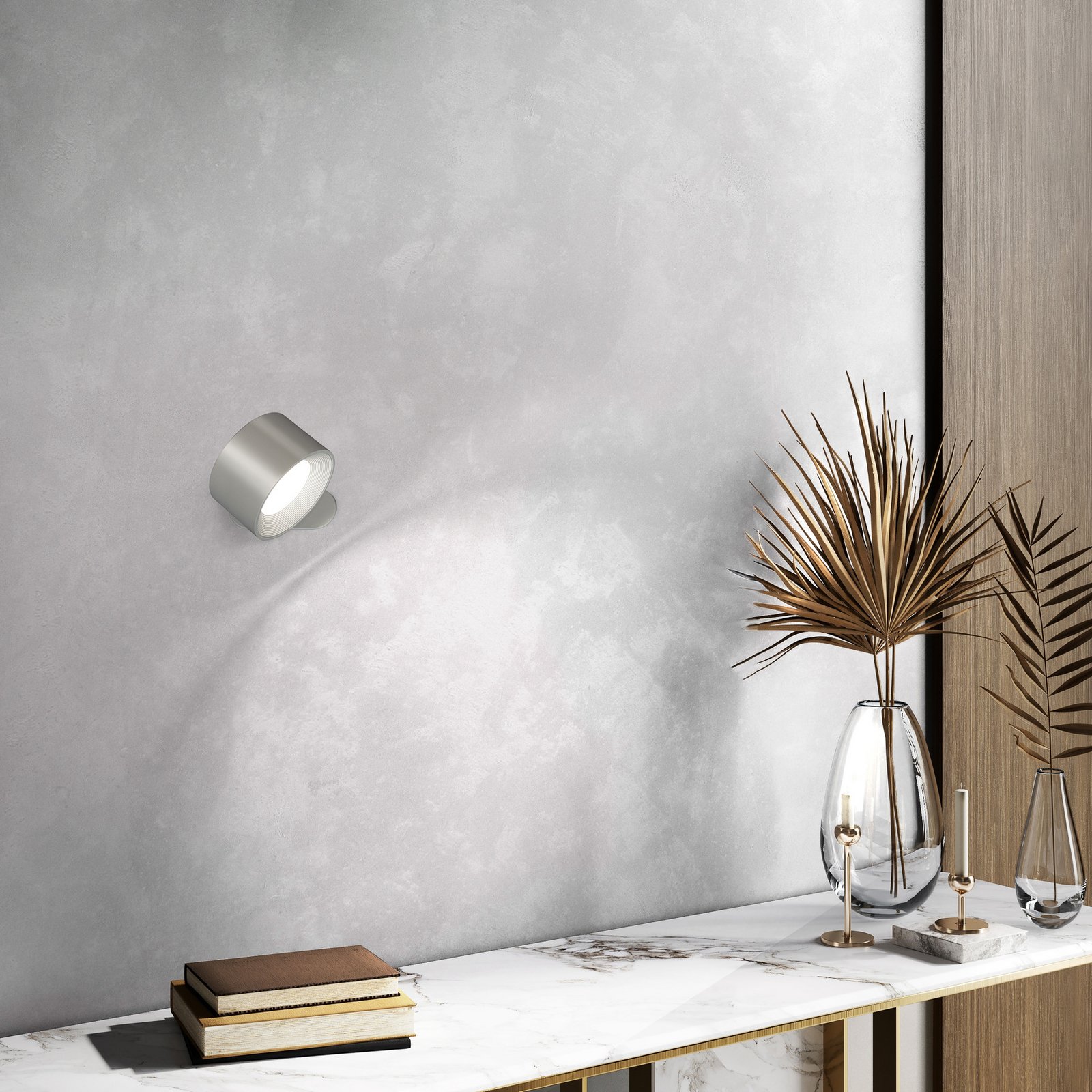 LED-Akku-Wandleuchte Magnetic, CCT, mit Magnet