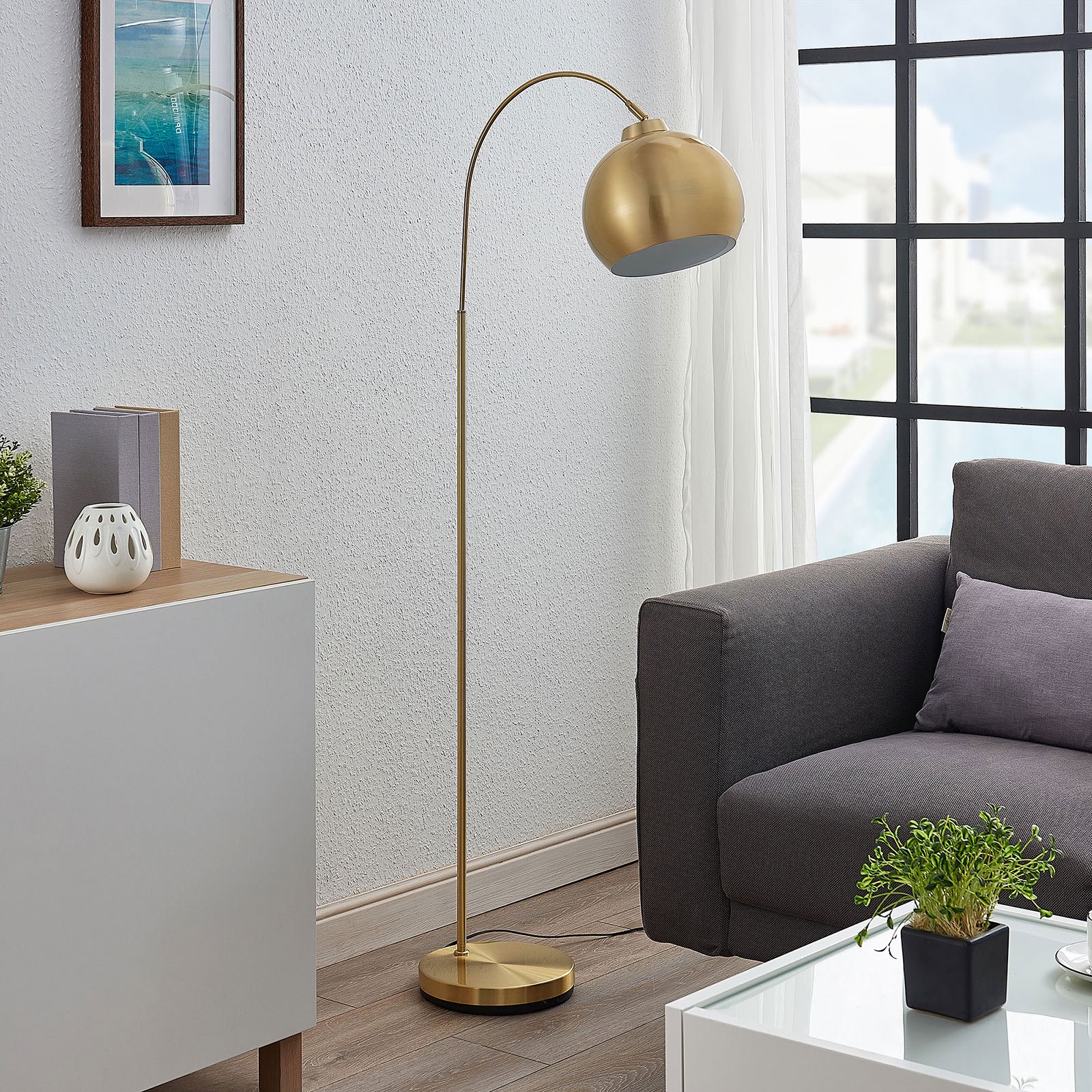 Moisia Lattiavalaisin Brass - Lindby