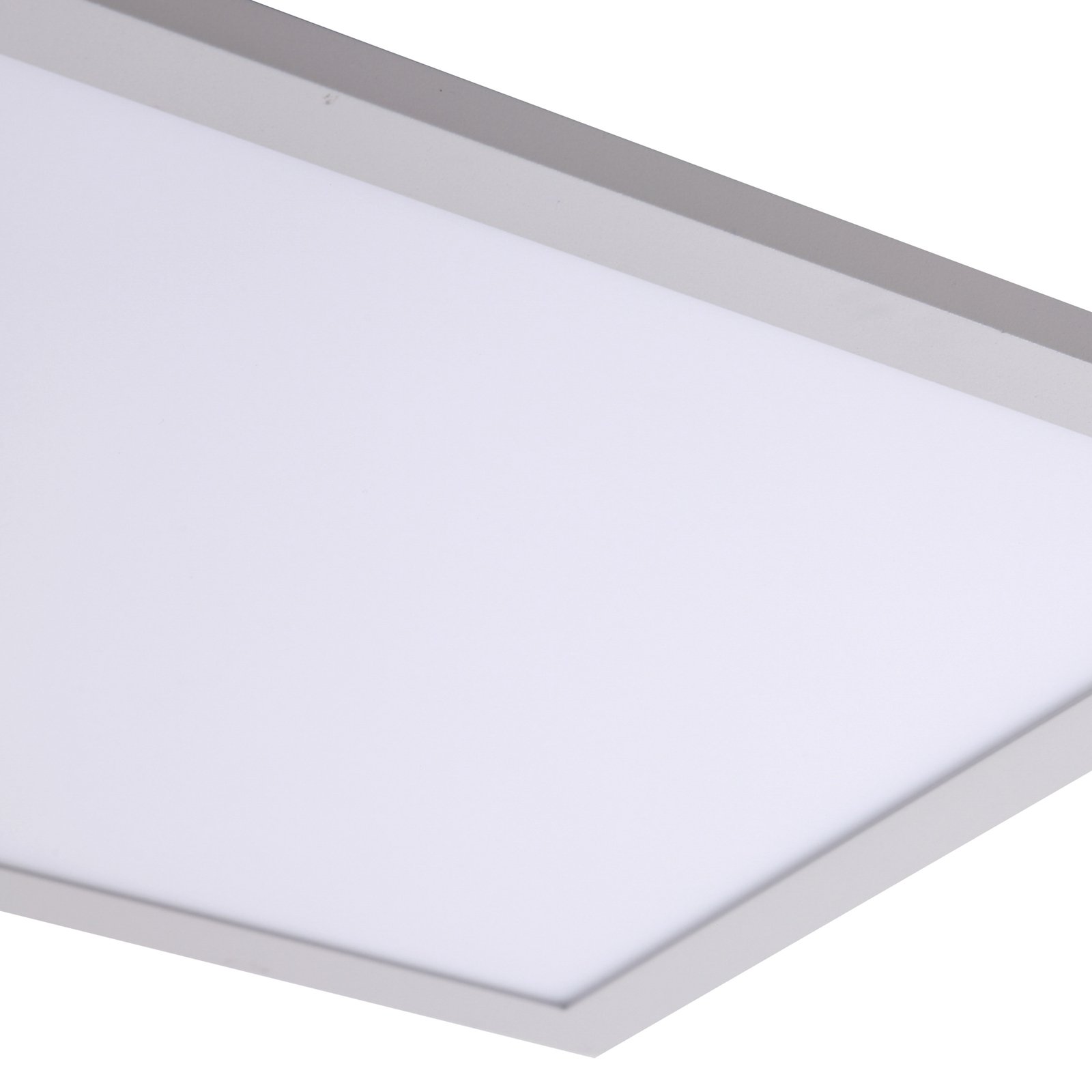 Lindby LED-es panel Enhife, fehér, 29,5 x 29,5 cm, alumínium