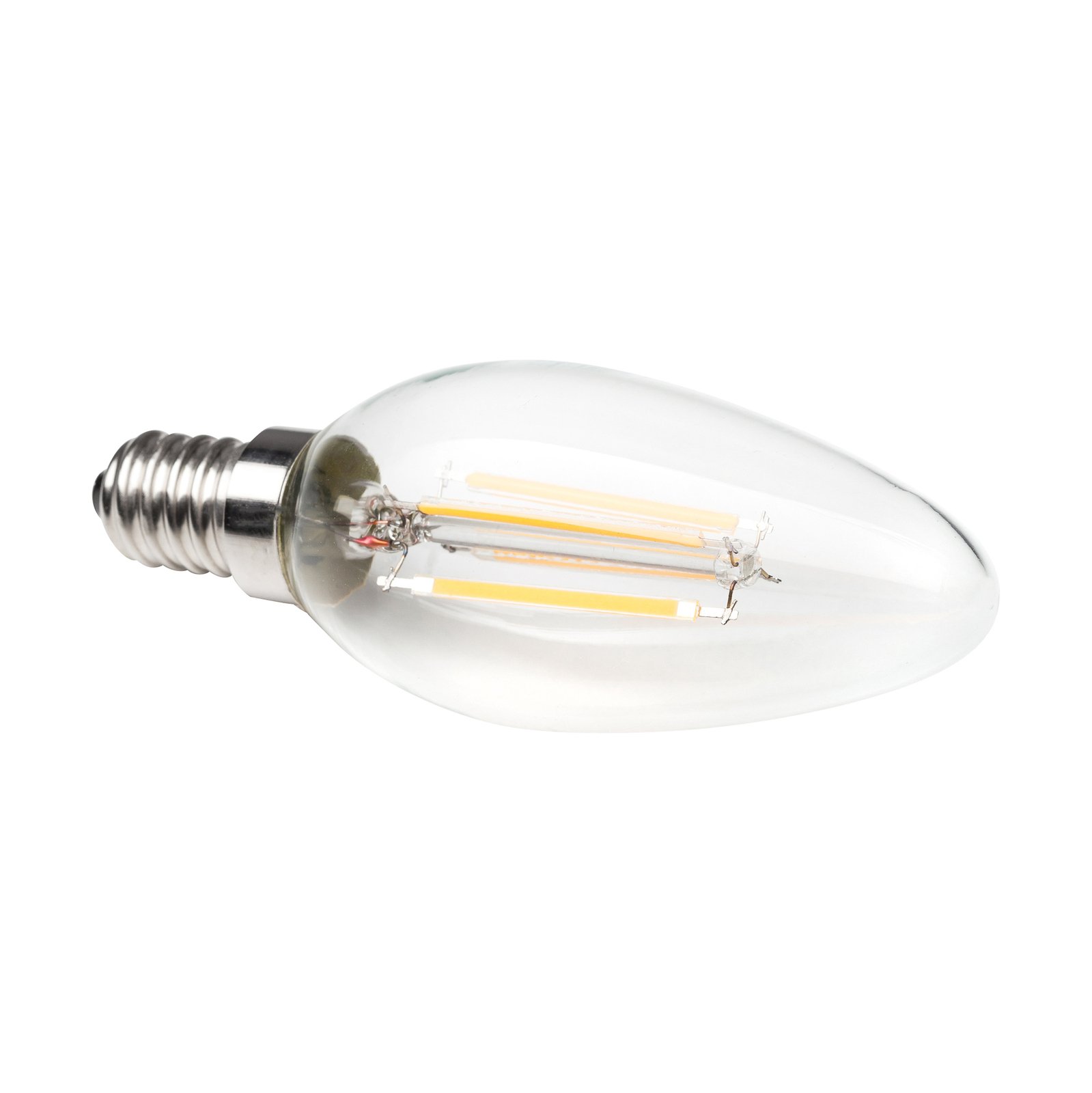 Müller Licht LED-Kerzenlampe, E14, 4,2 W, 2.700 K, Filament
