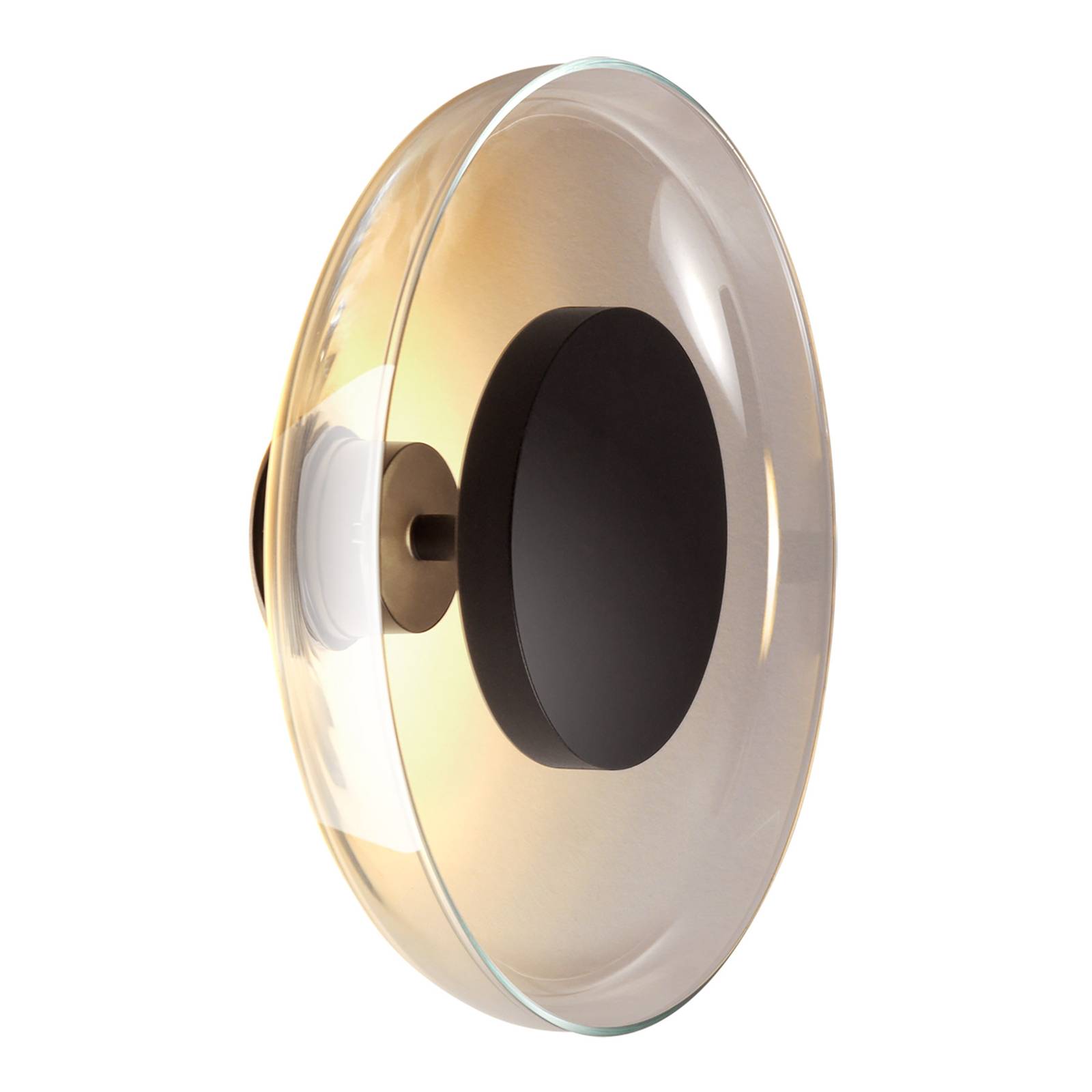 Image of MARSET Aura applique LED, Ø 25 cm, gris fumée 8435516828947
