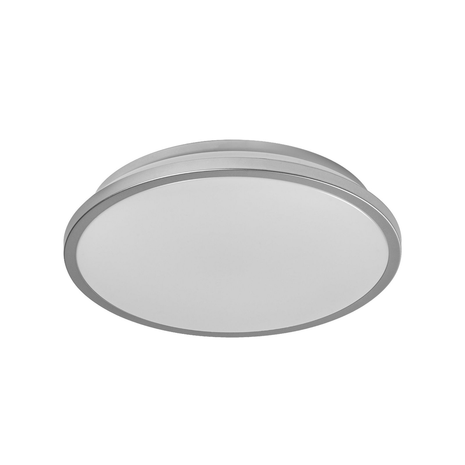 Lampa sufitowa LED OSRAM ORBIS DUBLIN, Ø 30 cm, srebrny metal