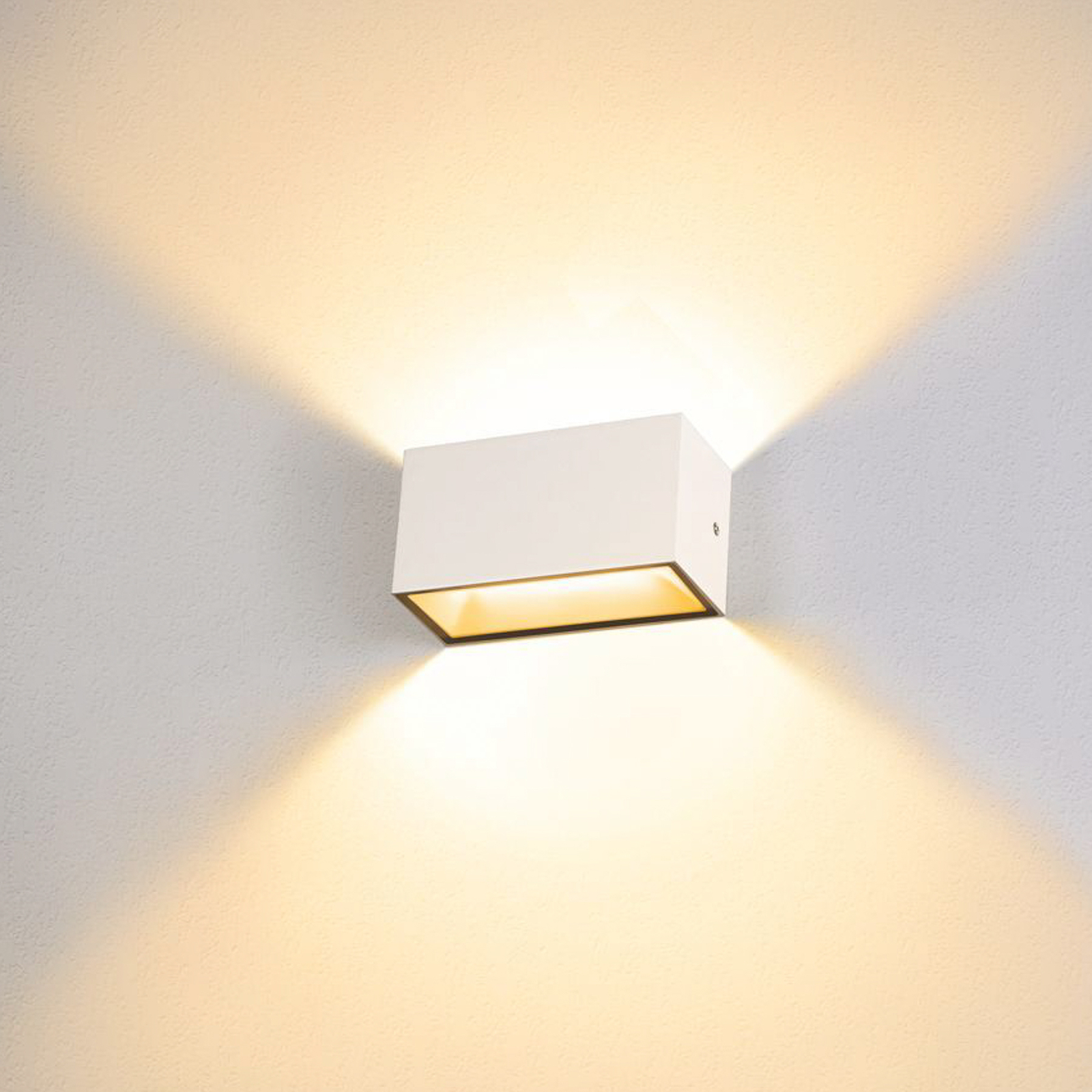 SLV Sitra udendørs LED-væglampe up/down 20 cm hvid
