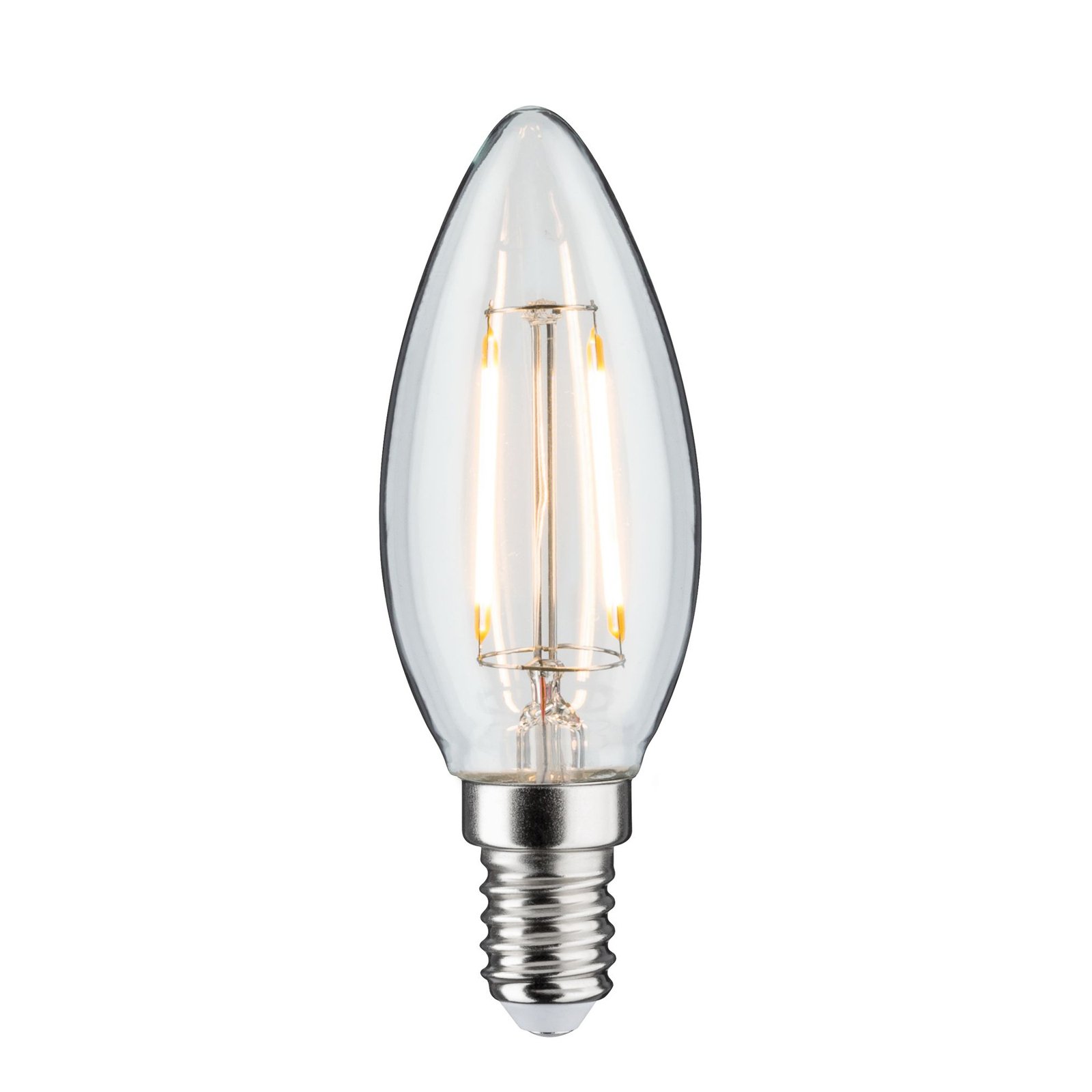 Pauleen ampoule bougie à filament LED, E14, 2,6 W, clair, 2.700 K