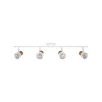 OSRAM Deckenstrahler CORK, weiß, 4 Spots, GU10-LED, 927, dim