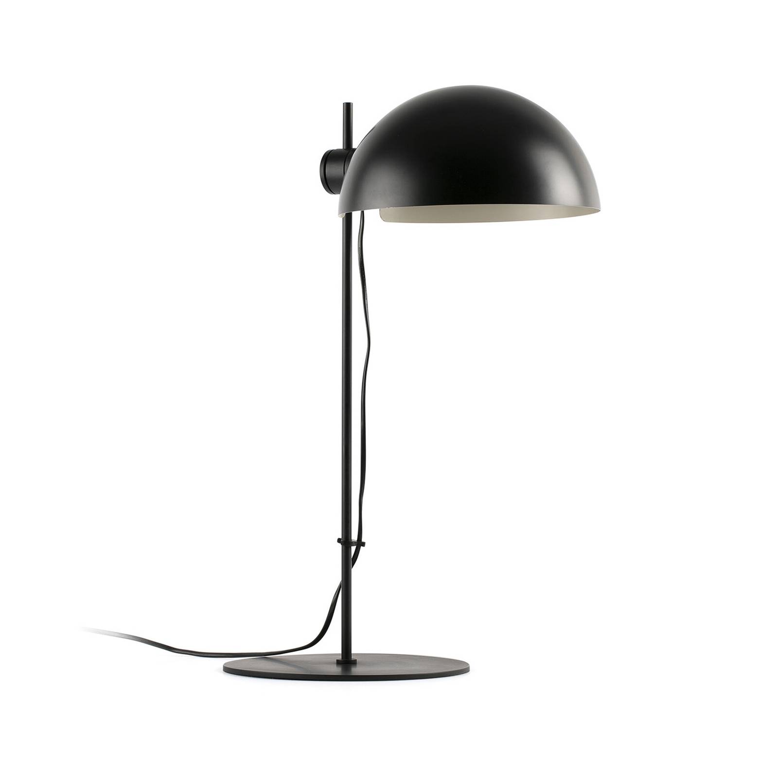 Tischlampe Dominica, schwarz matt, Stahl, Höhe 53 cm günstig online kaufen