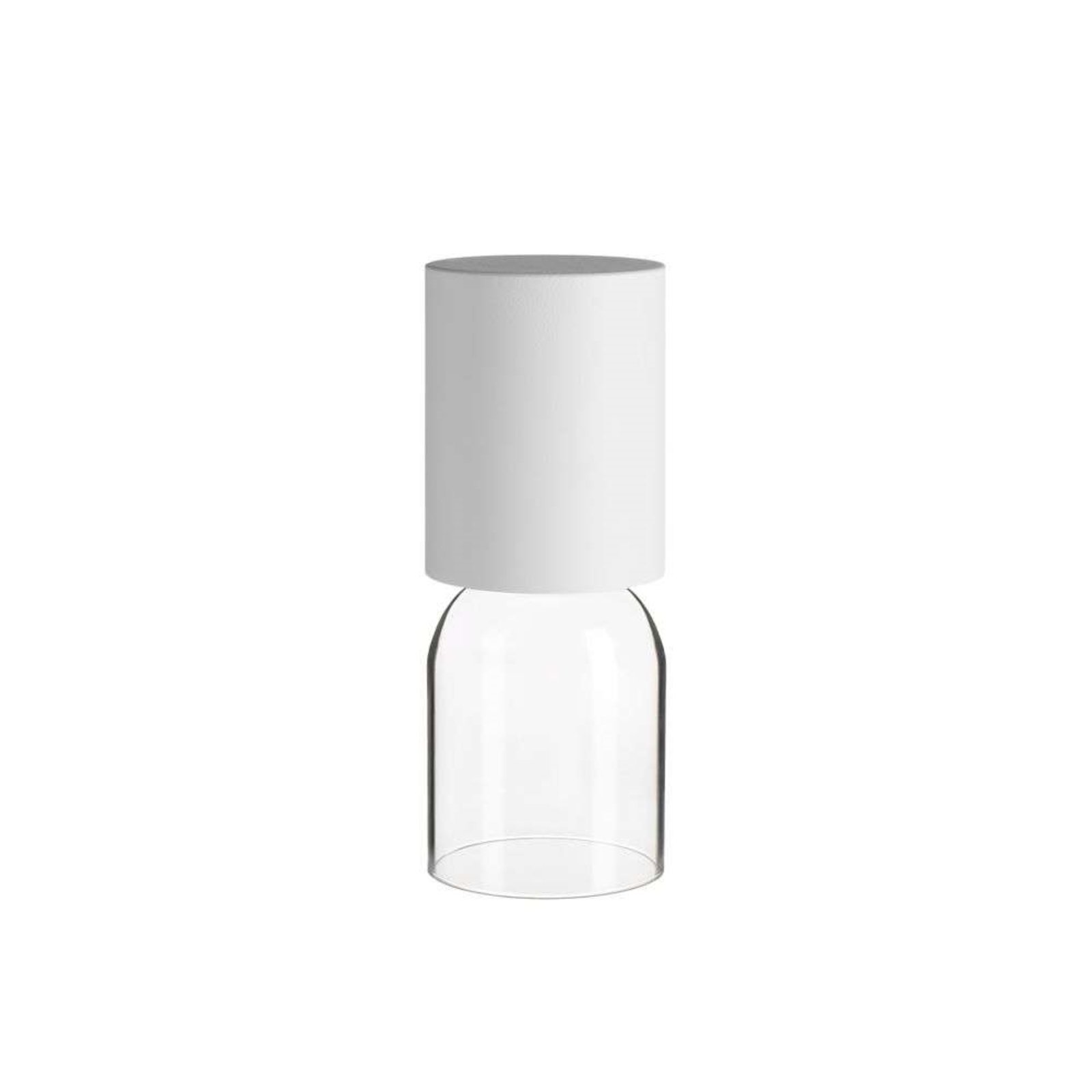 Nui Mini LED Rechargable Table Lamp White - Luceplan