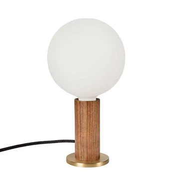 Knuckle Lampe de Table w/Sphere IV Walnut - Tala