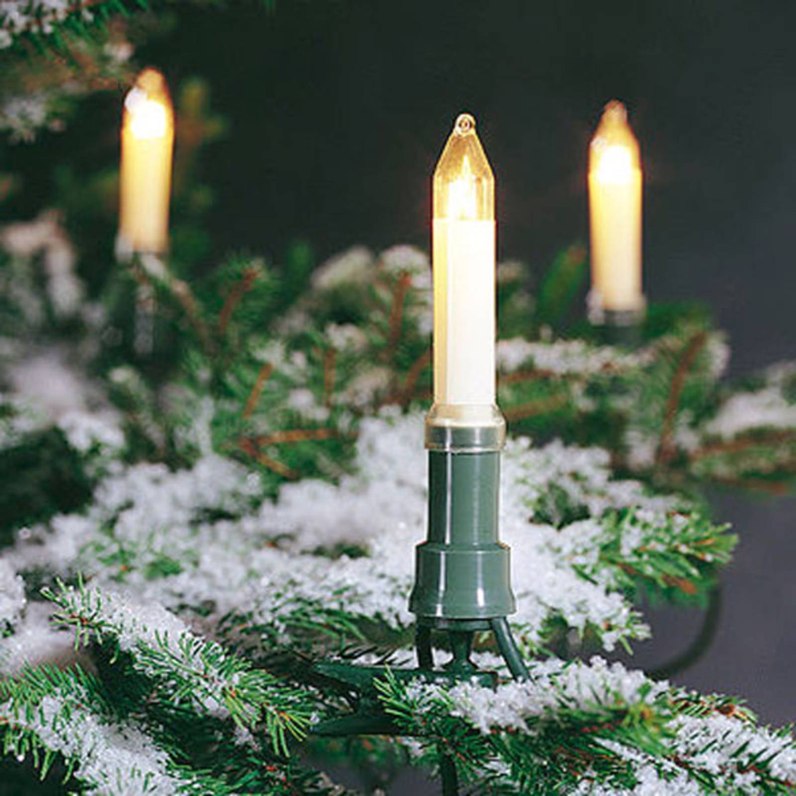 Konstsmide Christmas Stromový řetěz s hřídelovými svíčkami pro venkovní použití 12 m