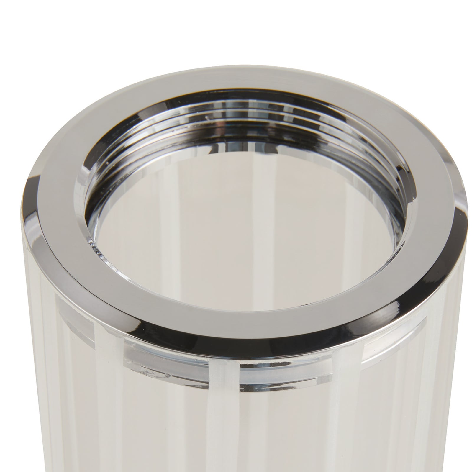 Applique murale double LED Lygant, chrome, IP44, aluminium, verre - SLV