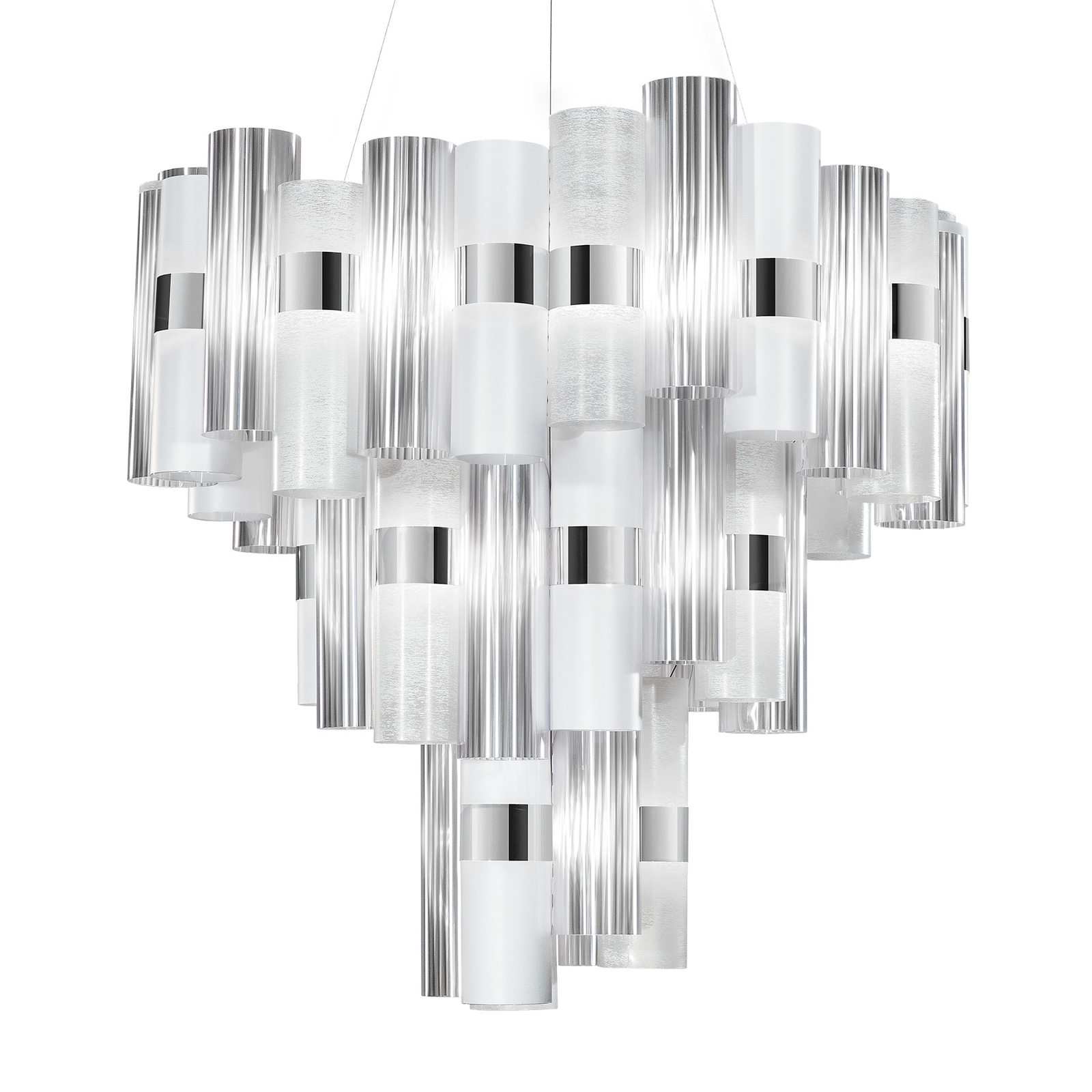 Slamp La Lollo XL LED függő lámpa, Ø 80 cm, fehér
