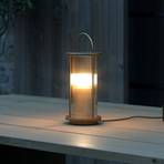Linton table lamp for outdoor use, brass