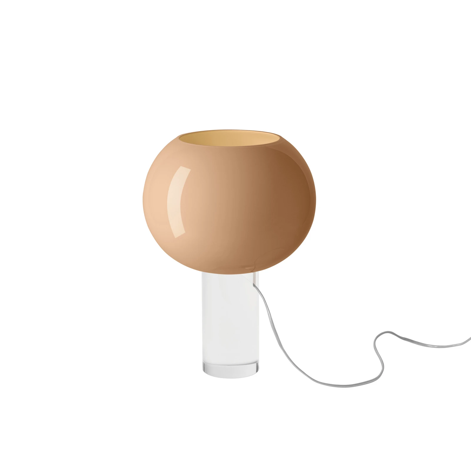 Foscarini galda lampa Buds 3, cipria, stikls, plastmasa, E27