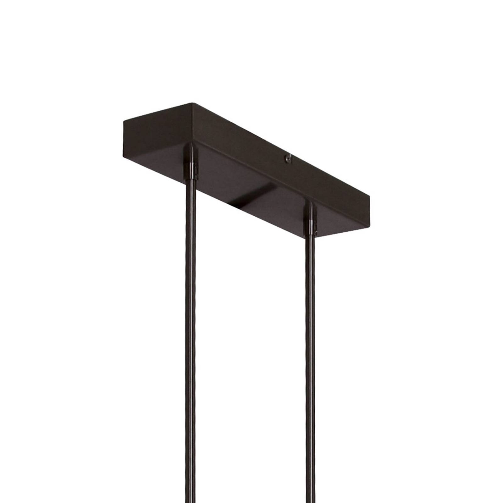 Lampa wisząca LED Zelena, czarna, długość 122 cm, metal, CCT