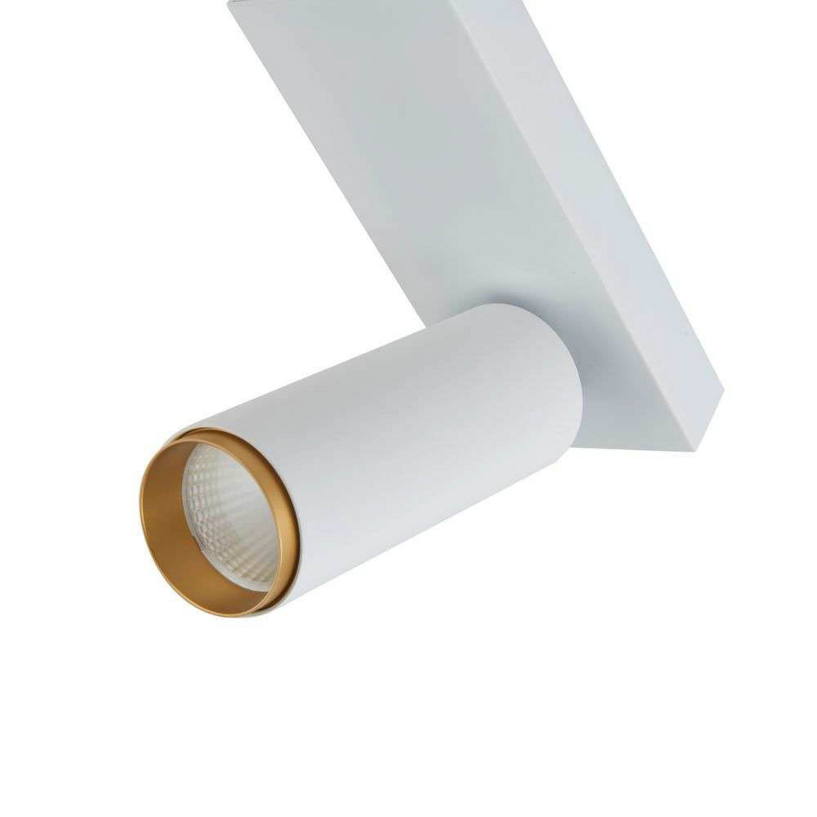 X-Beam Ceiling Lamp Single White/Gold - Loom Design