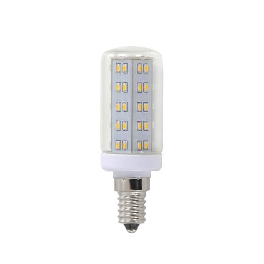 E14 3.8W LED tube lamp, clear, with 69 LEDs