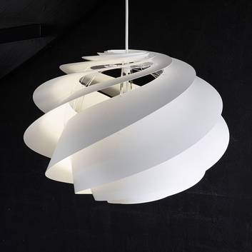 LE KLINT Swirl 1 lámpara colgante de diseño blanca