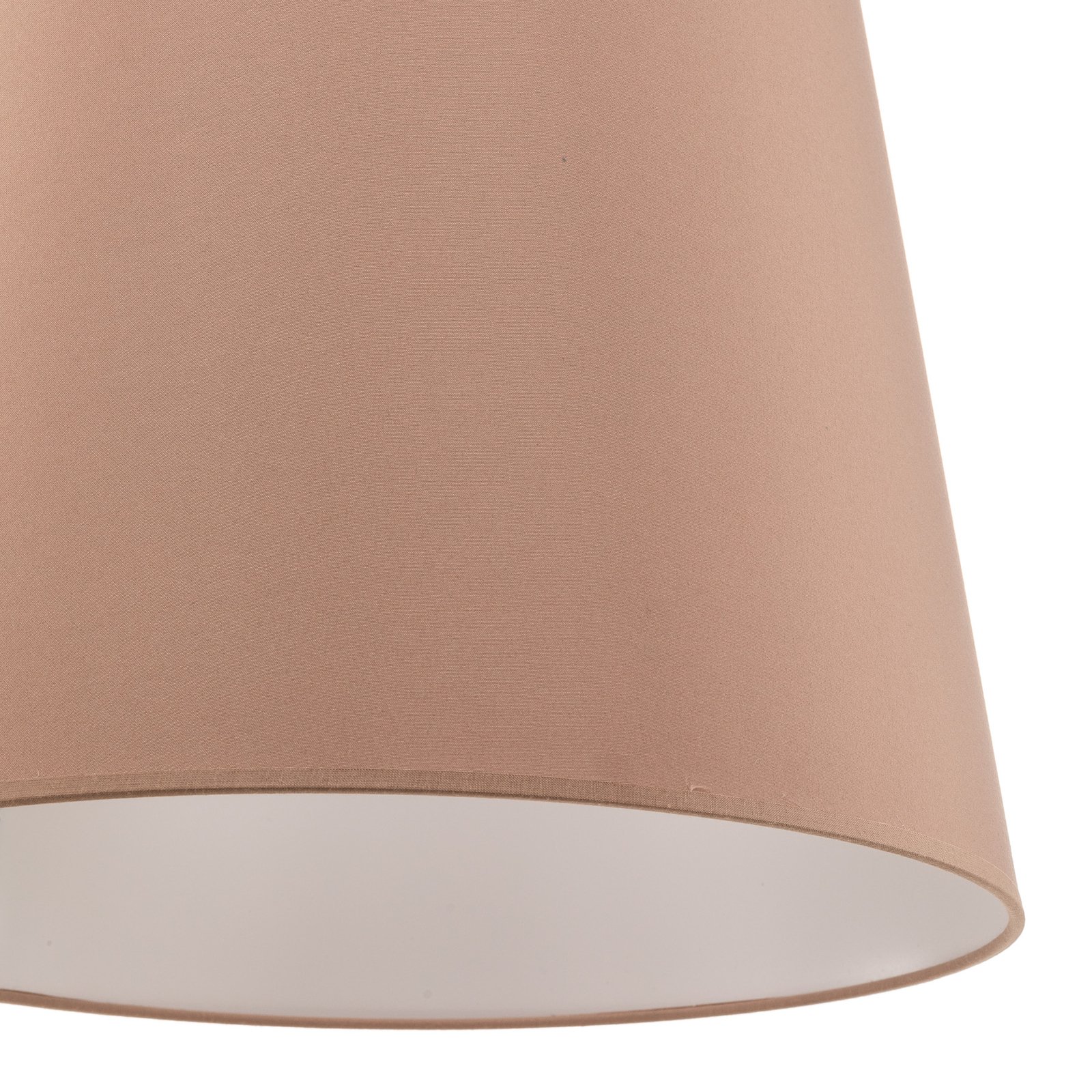 Classic L lampshade for hanging lights, cappuccino