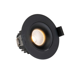 SLC OnePro LED downlight empotrable negro 4.000 K