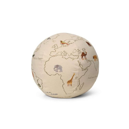 The World Pouf Off-White - Ferm Living