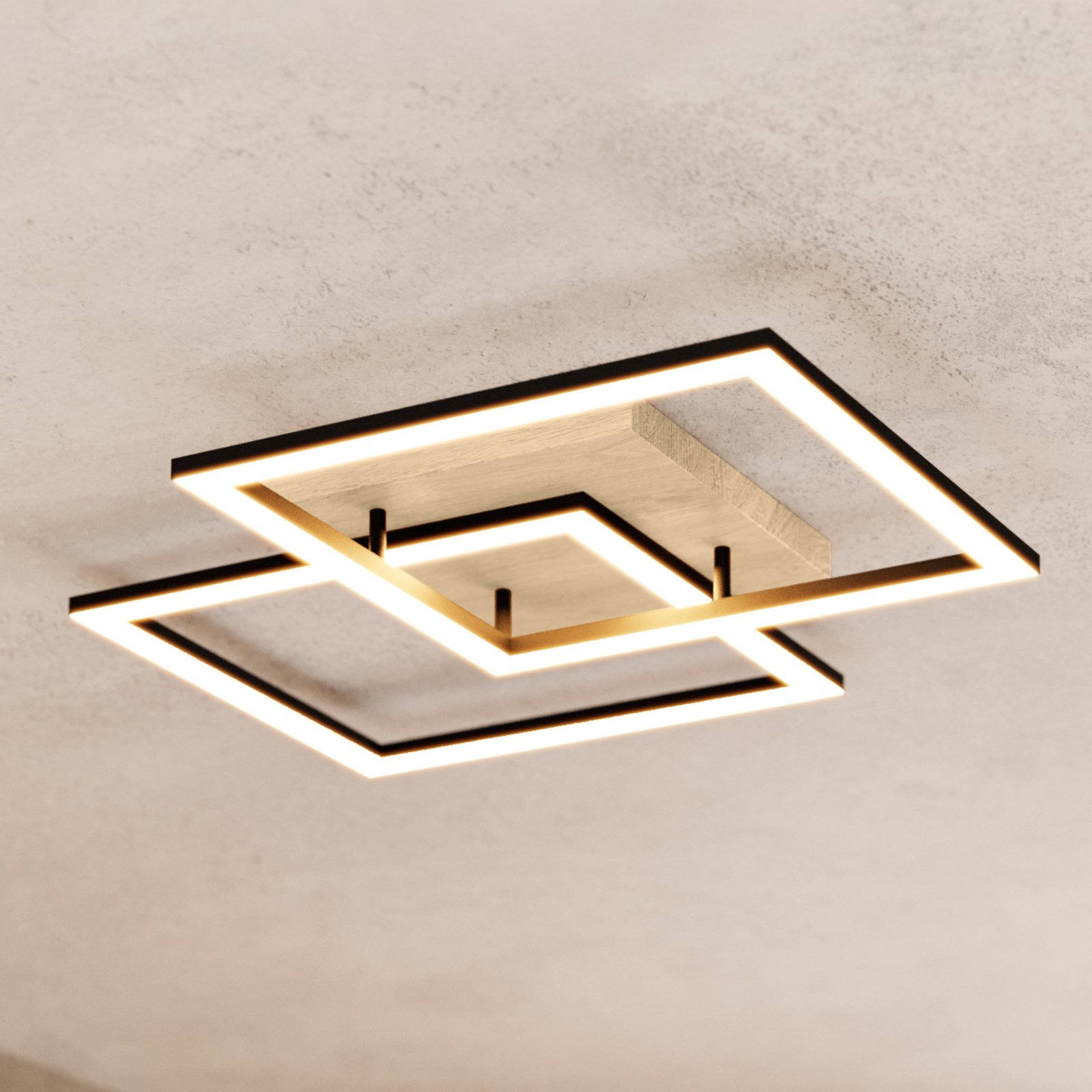 EGLO connect Lámpara LED de techo inteligente Lomaltas-Z, 77 cm, 4400 lm