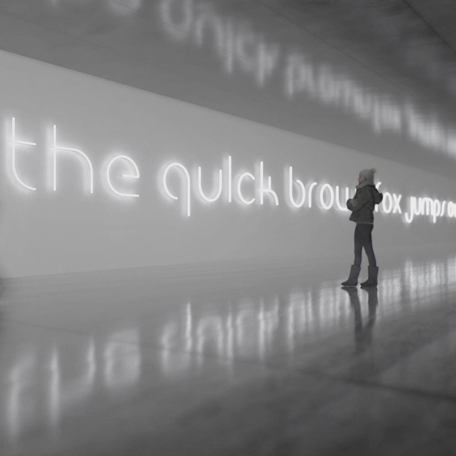 Artemide Alphabet of Light ściana mała litera y