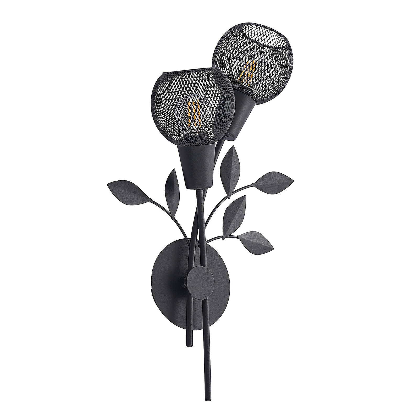 Lindby Kanye Florentiner-Wandlampe, zweiflammig