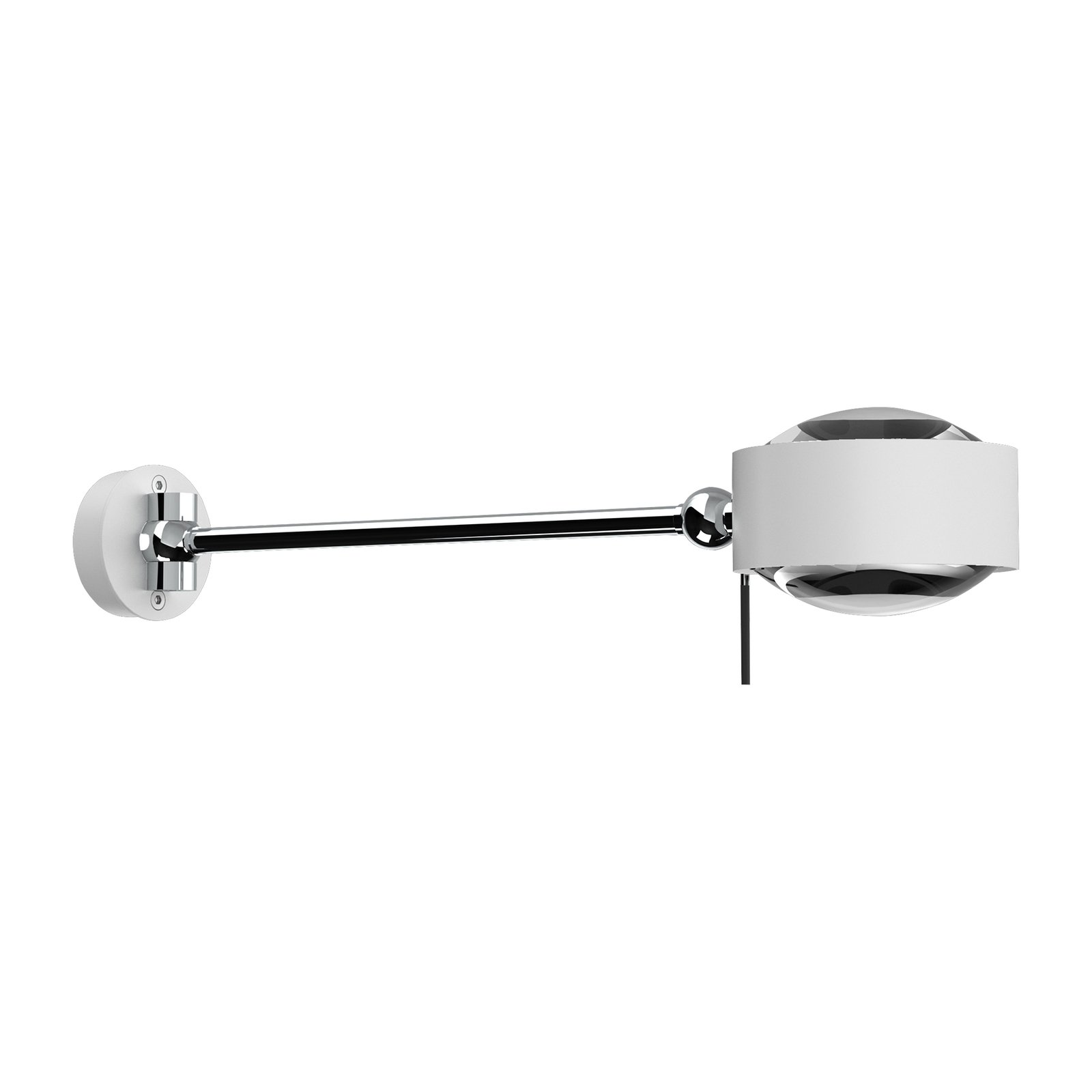 Puk Maxx Hotel G9 wall light, 30cm, clear lenses