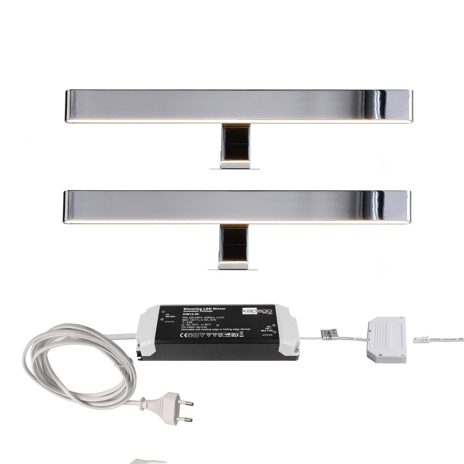 LED meubelverlichting spiegel Line, 2 per 12W 51cm