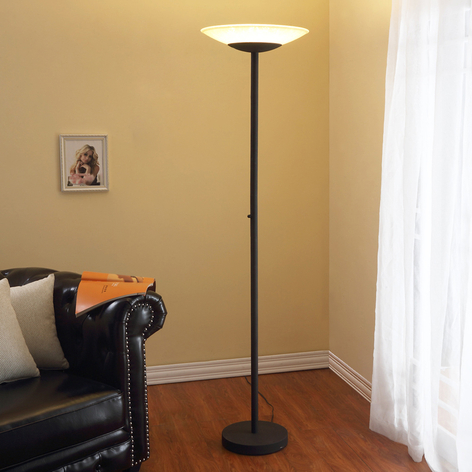 LED-uplight Ragna med dimmer, rustfarget