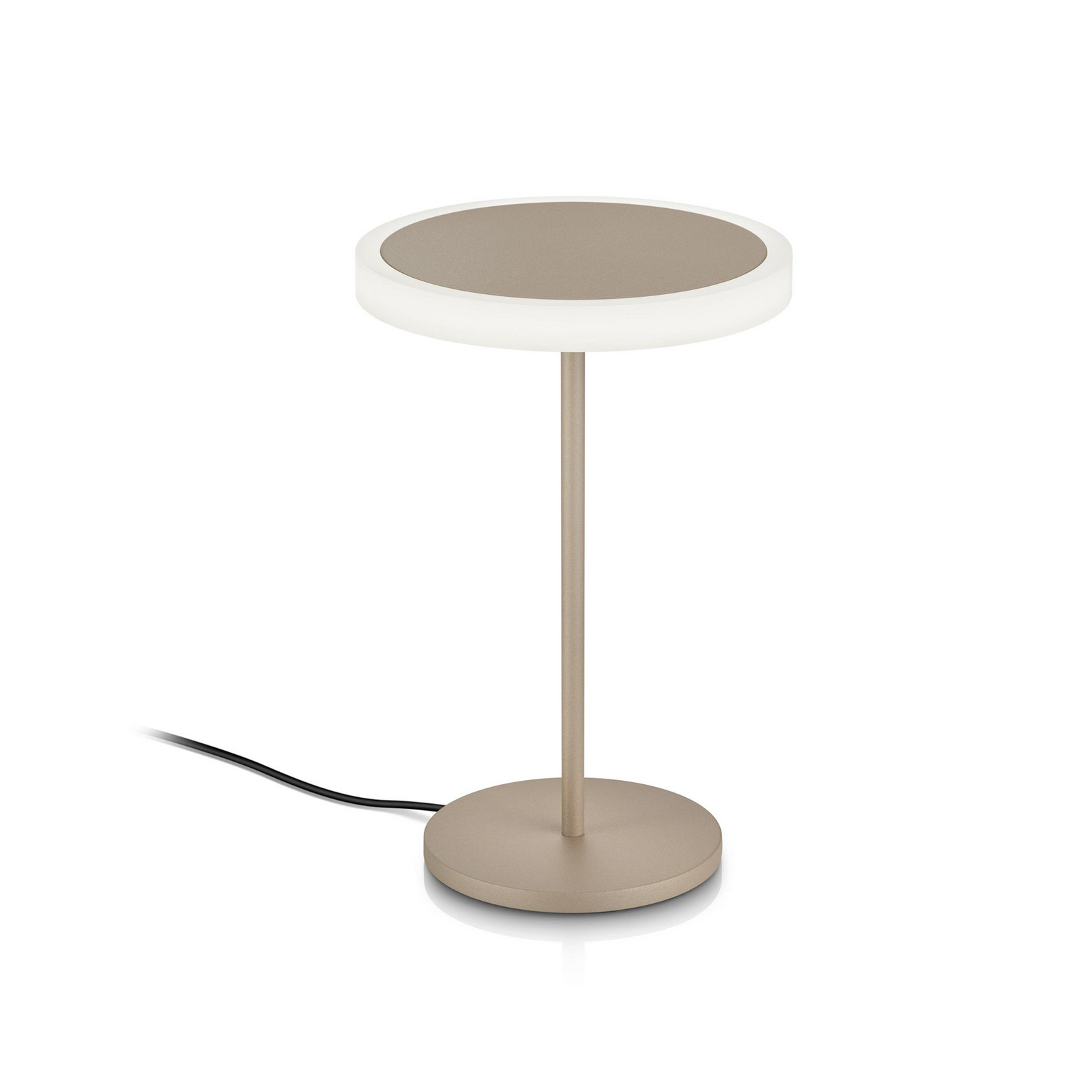 Knapstein Lampă de masă cu LED Tilda nisip metalic control prin gesturi - Camera de zi / sufragerie