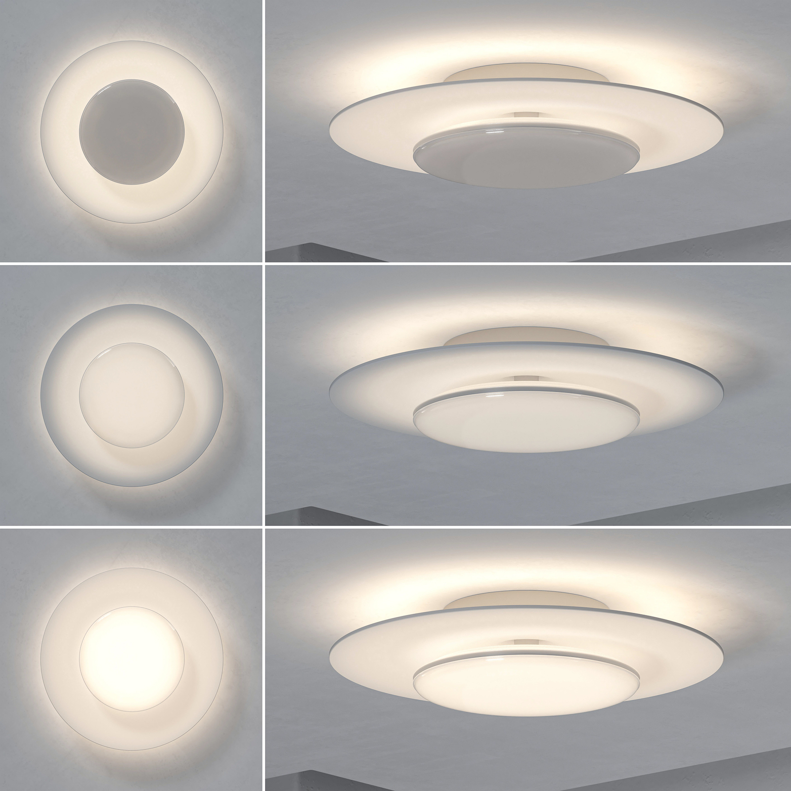 Garnet LED stropné svietidlo SceneSwitch 40cm biele