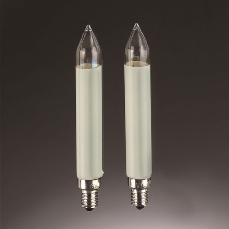 E10 0,6W 12-16V LED reservskaftlampor 2dels pack