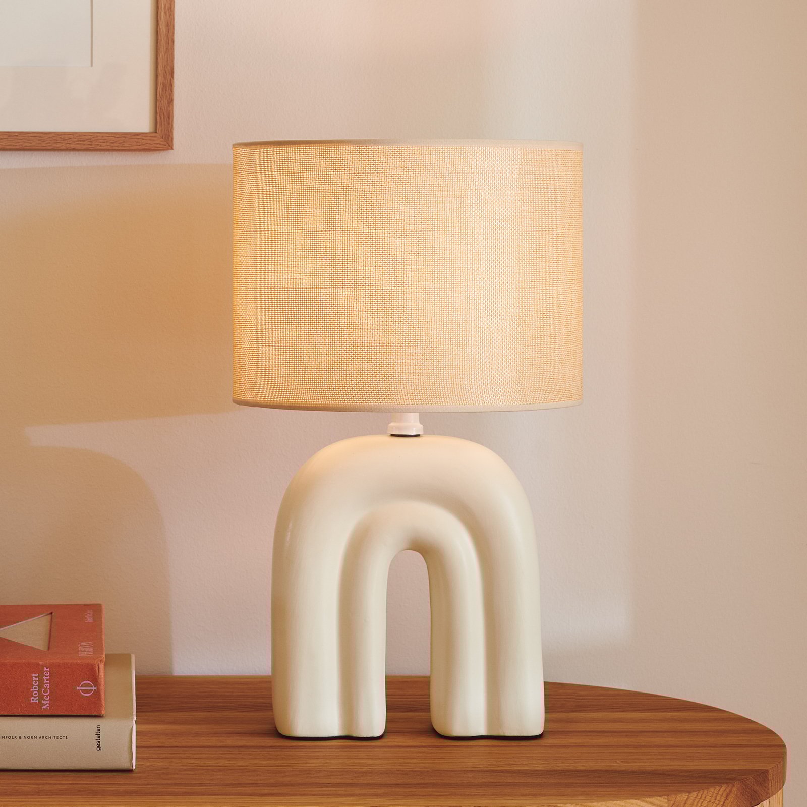 Haze Table Lamp Beige - Nordlux
