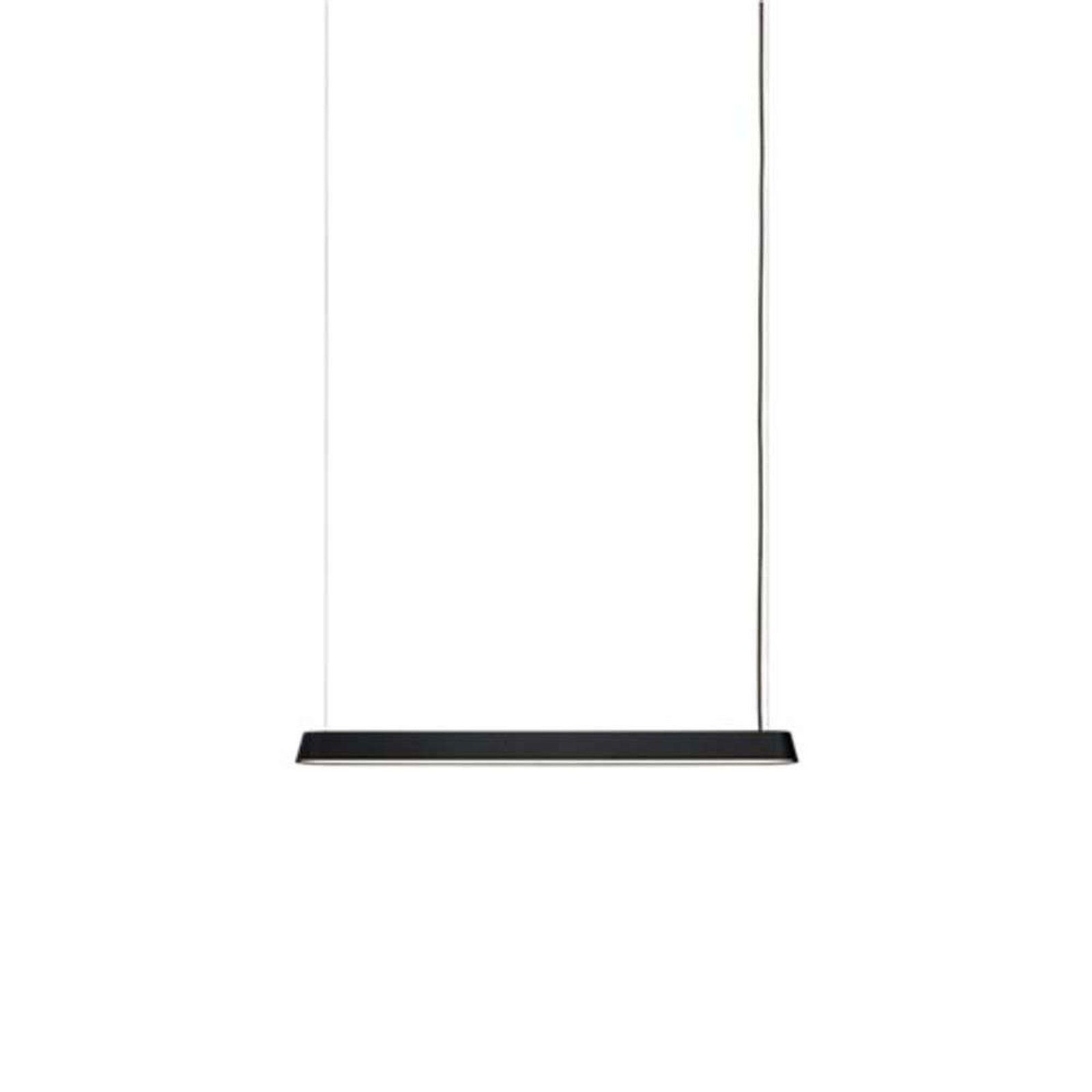 Linear Lustră Pendul L87 Black - Muuto