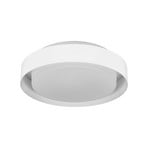 Lampa sufitowa OSRAM ORBIS MADRID, biała, Ø 29 cm, metal/szkło
