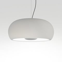 Závesné svietidlo MARSET Vetra LED, Ø 43 cm, biele