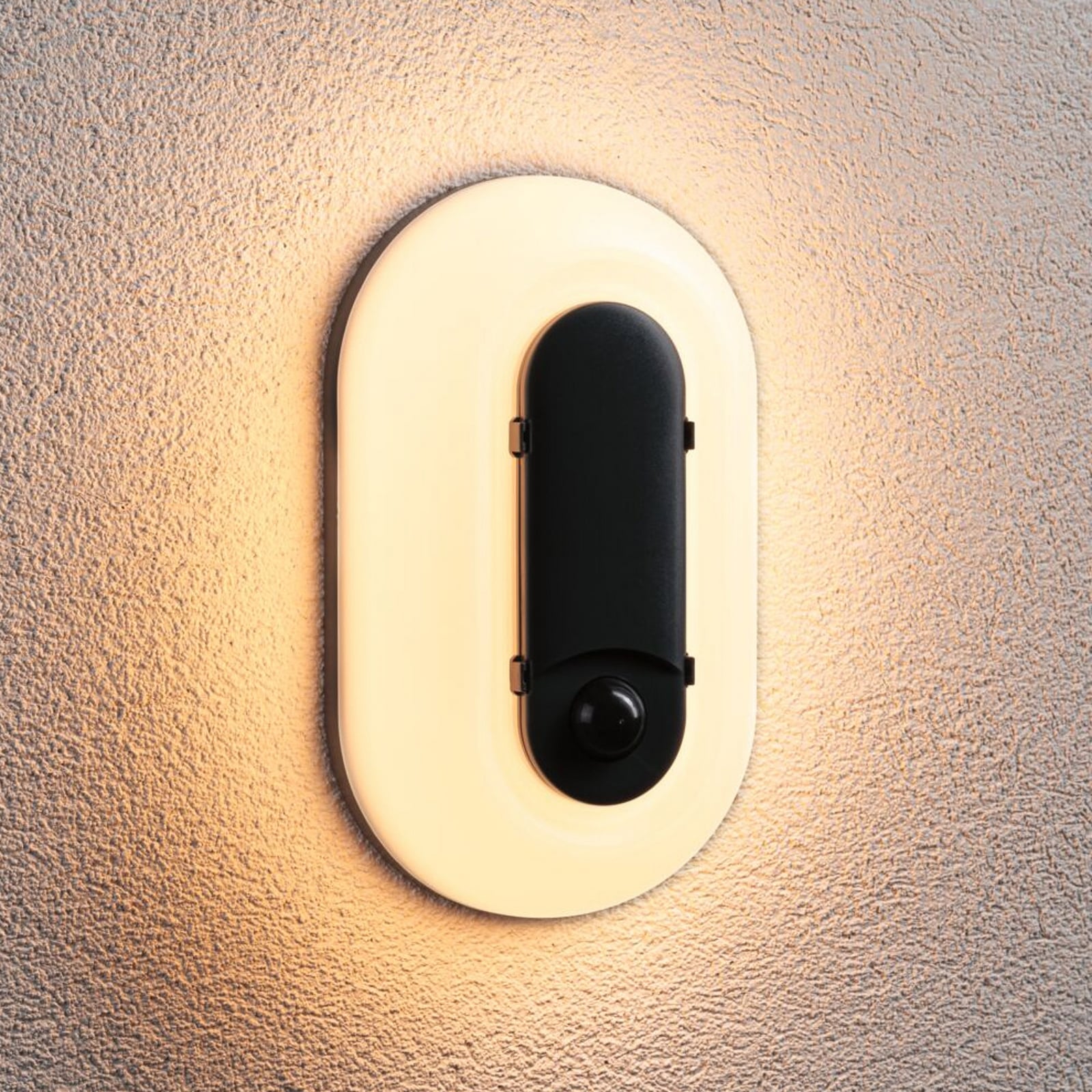 Paulmann LED sienas lampa „Elunor“, antracīta krāsā, ar sensoru, augstums 21