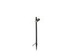 Helia Slim Pole 1 Spoturi Exterior w/Spike IP65 Black - SLV