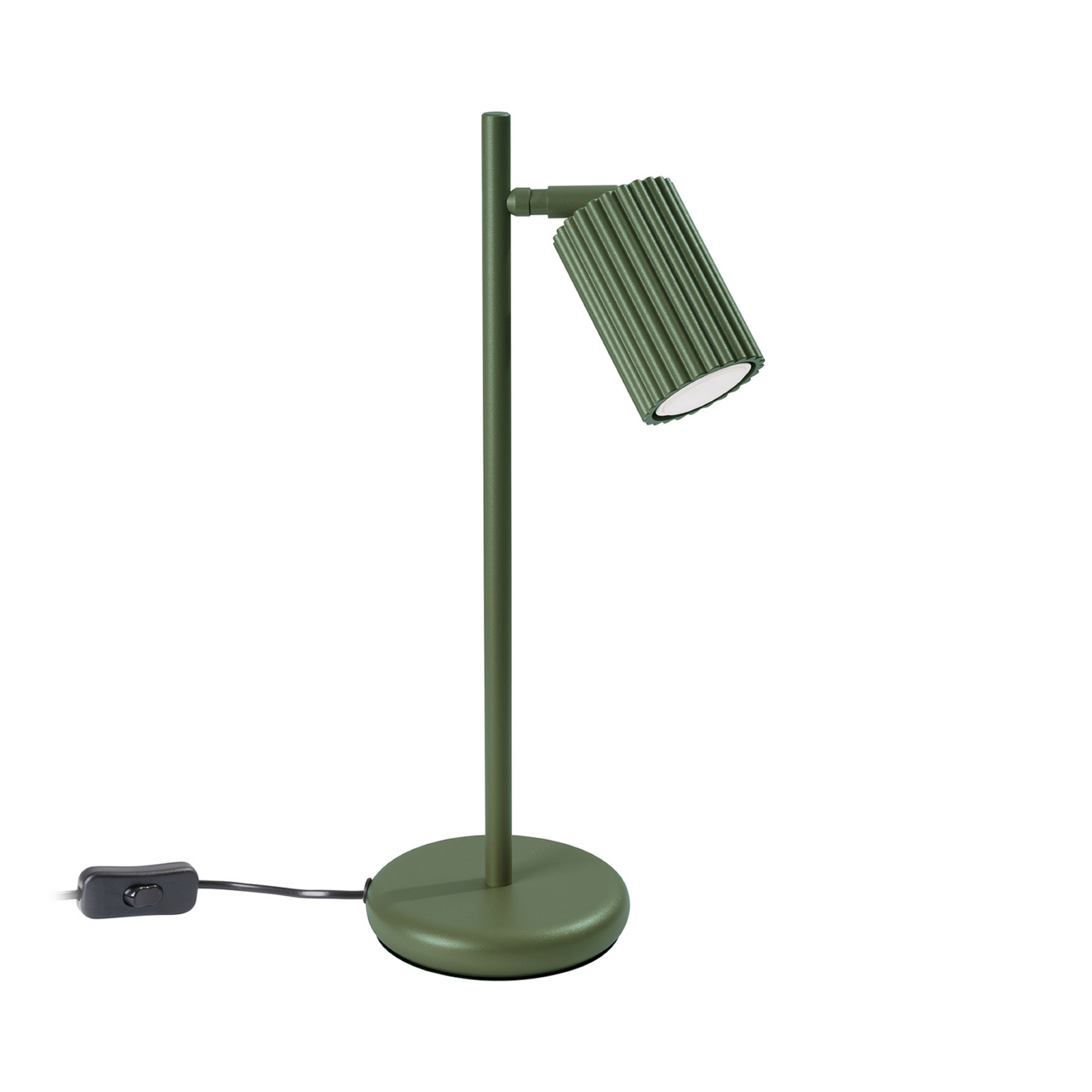 Stolová lampa ALORA, výška 43 cm, olivovo zelená, kov, GU10 Stolová lampa ALORA, výška 43 cm, olivovo zelená, kov, GU10